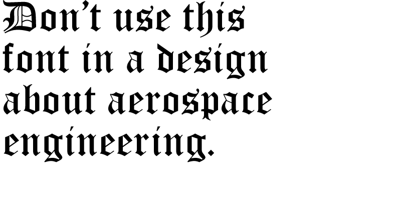 Typography Rule 3 Illustration