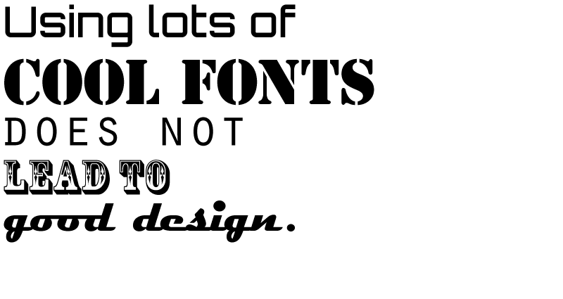 Typography Rule 5 Illustration